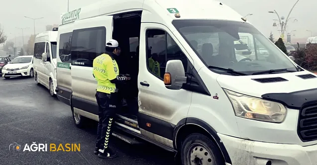 Ağrı’da Öğrenci Servis Denetimleri Sıkılaştırıldı