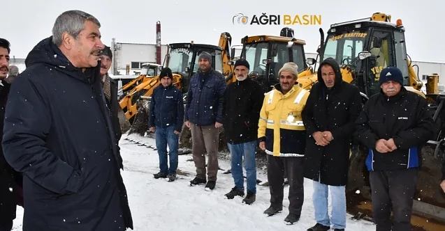 Patnos Belediyesi Karla Mücadelede Kışa Hazır