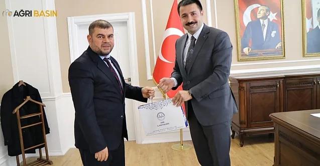 Ağrı İl Müftüsü Necati Şafak’tan Diyadin Kaymakamı’na Ziyaret
