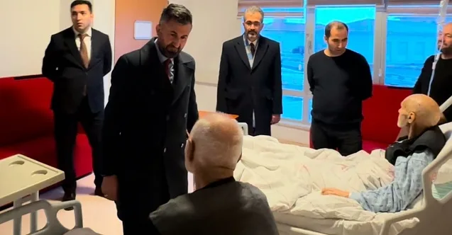 AK Parti Ağrı İl Başkanı İlhami Yıldız’dan Hastane Ziyareti