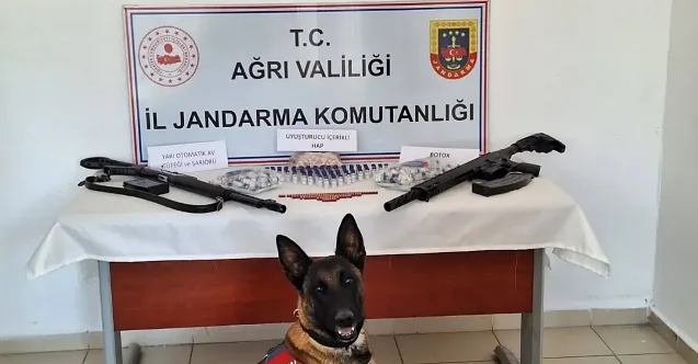 Doğubayazıt’ta Asayiş Uygulamasında Uyuşturucu ve Silah Ele Geçirildi