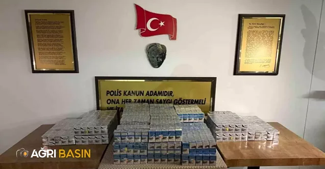 Ağrı’da 9 Bin 675 Paket Kaçak Sigara Ele Geçirildi