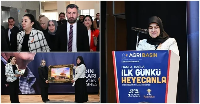 AK Parti Ağrı Kadın Kolları 7. Olağan Kongresi Gerçekleşti