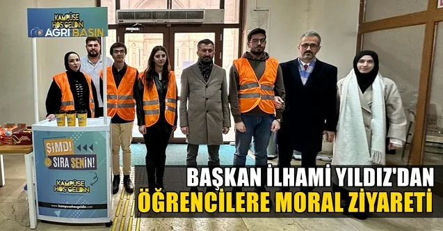 Başkan İlhami Yıldız’dan Final Haftasında Öğrencilere Ziyaret