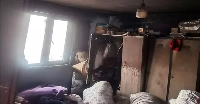 Diyadin’de Ev Yangını