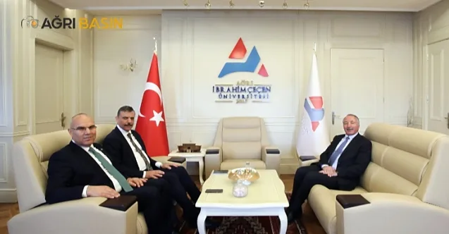 Erzurum ve Ağrı Valilerinden AİÇÜ Rektörü Prof. Dr. Karabulut’a Ziyaret