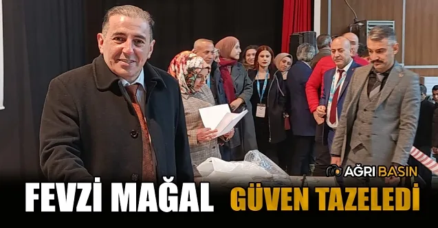 Sağlık-Sen Ağrı Şube Başkanı Fevzi Mağal Güven Tazeledi