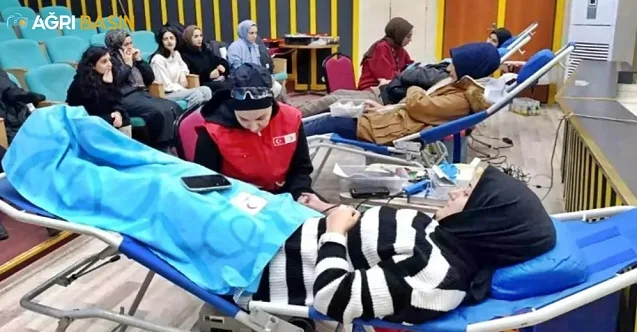 Ağrı’da 6 Şubat Depreminin Yıl Dönümünde Kan Bağışı Kampanyası