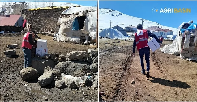 Hamur Kızılay İylik İçin Köy Köy Dolaşıyor