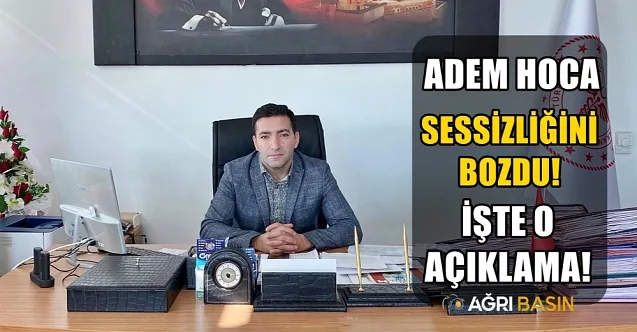 Dr. Öğrt. Üyesi Adem Aslan’dan Görevden Alınma Sonrası İlk Açıklama