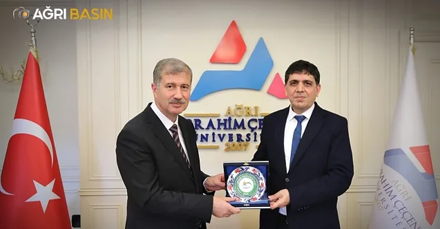 Iğdır Üniversitesi Rektörü Alma’dan AİÇÜ Rektörü Gülçin’e Ziyaret