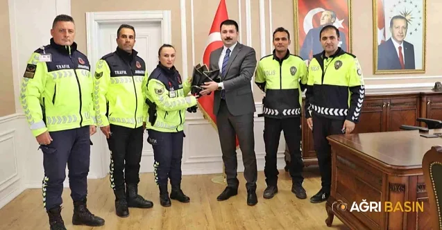 Diyadin’de Trafik Haftası’na Anlamlı Ziyaret
