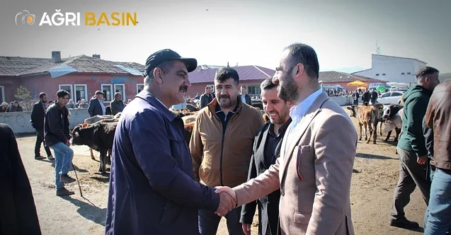 HÜDA PAR’dan Ağrı Hayvan Borsası’na yerinde inceleme