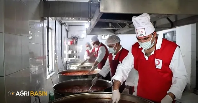 Kızılay’dan Ağrı’da her gün 3.200 aileye sıcak yemek