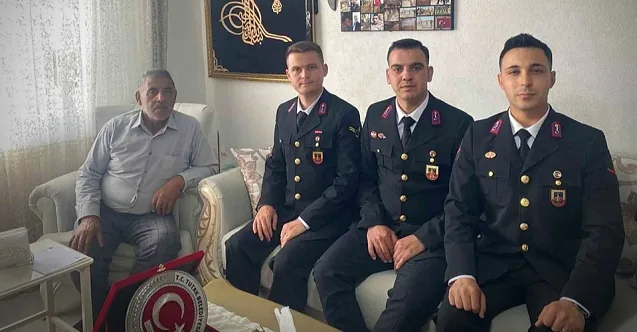 Ağrı Jandarmasından Şehit Ailelerine Bayram Ziyareti