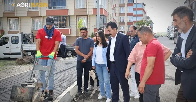 Başkan Aras, Mahallelerde Çalışmaları Yerinde İnceledi