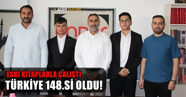 Kullanılmış kitaplarla YKS’de Türkiye 148’incisi oldu