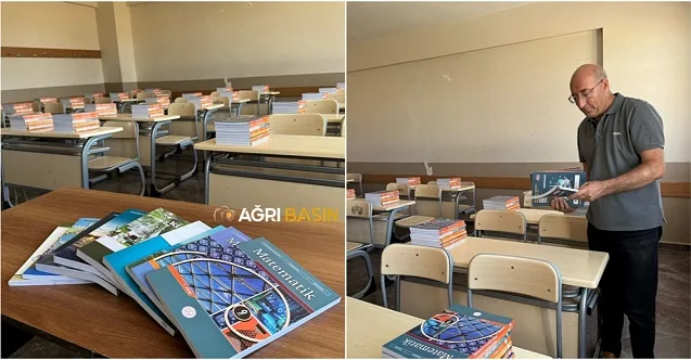 Ağrı’da 519 bin ders kitabı öğrencilere ulaştırıldı