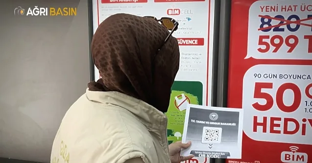 Ağrı’da gıda işletmelerine karekod denetimi