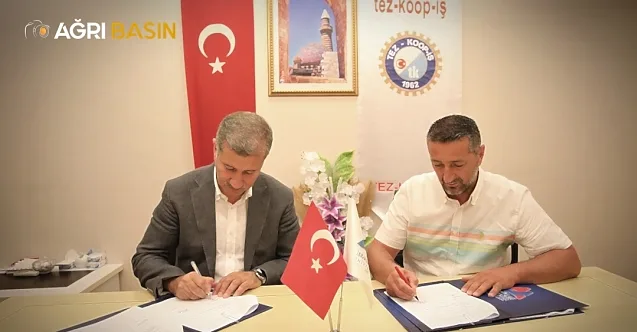 AİÇÜ ile TEZ-KOOP-İŞ arasında örnek protokol imzalandı