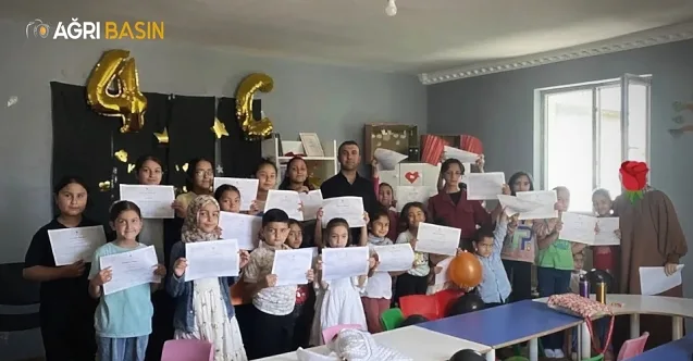 Diyadin’de minikler Kur’an sevincini yaşadı