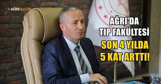 Ağrı’da Tıp Fakültesi Başarısı 4 Yılda 5 Kat Arttı