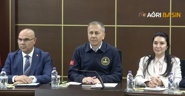 Bakan Yerlikaya Ağrı’da STK temsilcileriyle buluştu