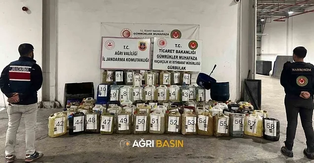 Ağrı’da 1,1 Ton Metamfetamin Ele Geçirildi