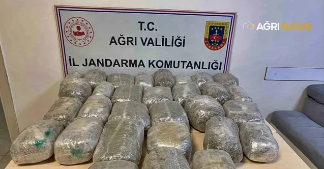 Ağrı’da 32 Kilo Esrar Ele Geçirildi