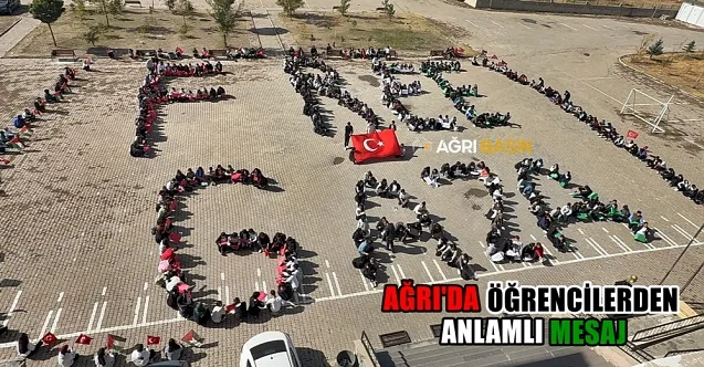 Ağrı’da okullarda “Filistin ve Gazze” etkinlikler