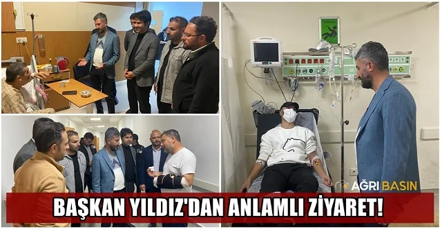 AK Parti İl Başkanı Yıldız’dan Hastanede Anlamlı Ziyaret