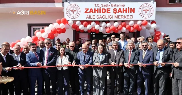 Patnos’ta modern Zahide Şahin Sağlık Ocağı açıldı