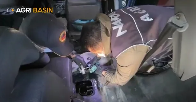 Ağrı’da yakıt deposunda 15,6 kg metamfetamin bulundu