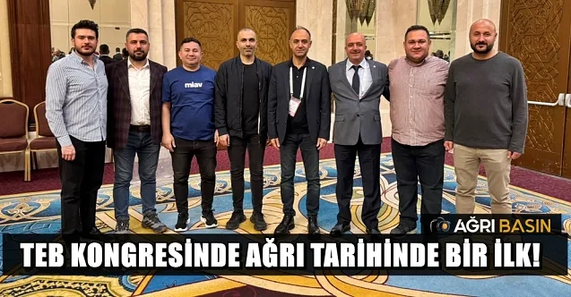 TEB Kongresinde Ağrı’dan tarihi iki seçim sonucu