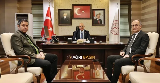 Ağrı Valisi Koç’tan Türk Şeker yöneticilerine kabul