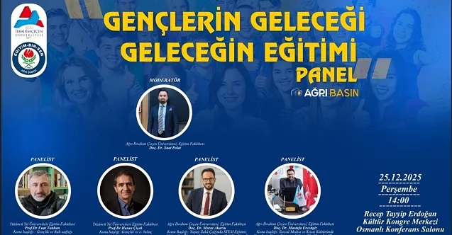 AİÇÜ’de “Gençlerin Geleceği, Geleceğin Eğitimi” paneli