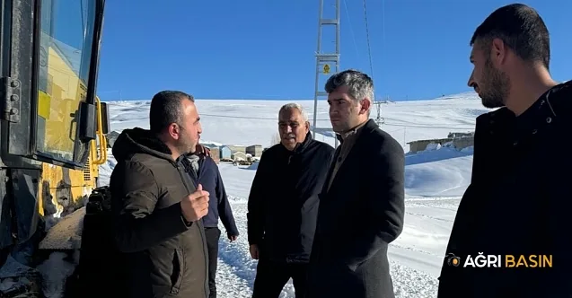 Diyadin’de Karla Mücadele: Köy Yolları İçin Seferberlik