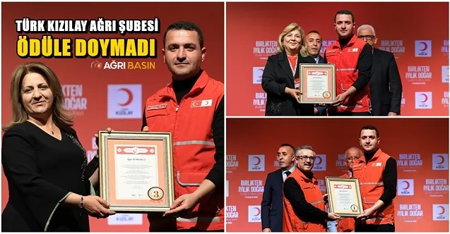 Türk Kızılay Ağrı Şubesi Türkiye’ye iyilikte örnek oldu