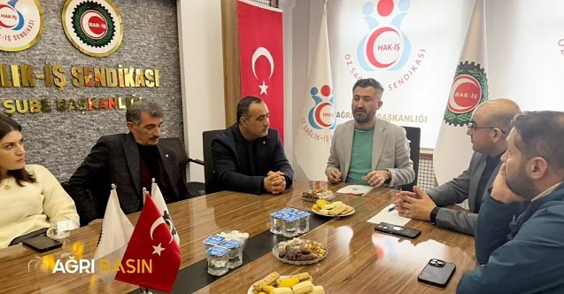 AK Parti İl Başkanı Yıldız’dan Öz Sağlık-İş’e Ziyaret