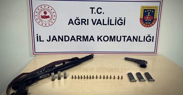 Diyadin’de Ev Operasyonu: Ruhsatsız Silah Ele Geçirildi