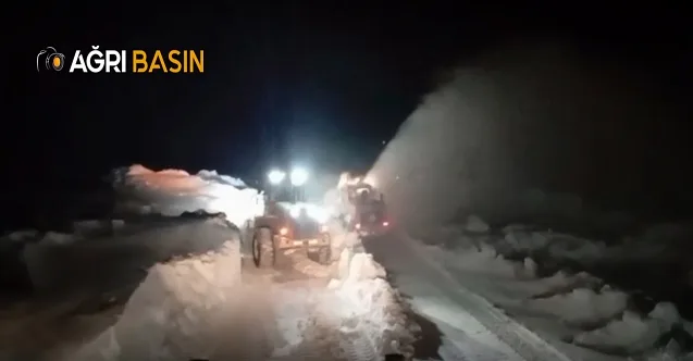 Kağızman–Ağrı yolu kar ve tipinin ardından yeniden açıldı