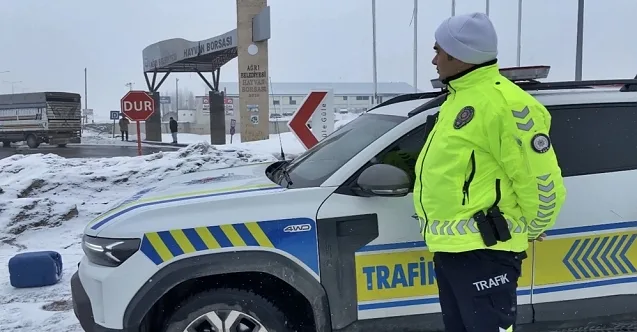 Ağrı Hayvan Borsası’nda Sıkı Trafik Denetimi