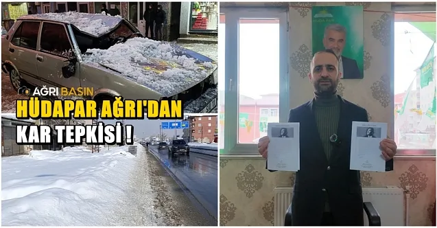 HÜDA PAR’dan Ağrı’da Kar Tepkisi: “Belediye ve Karayolları Sınıfta Kaldı”