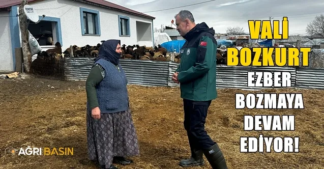 Vali Bozkurt Protokolü Yıktı: Köylünün Kapısını ‘Çat Kapı’ Çaldı