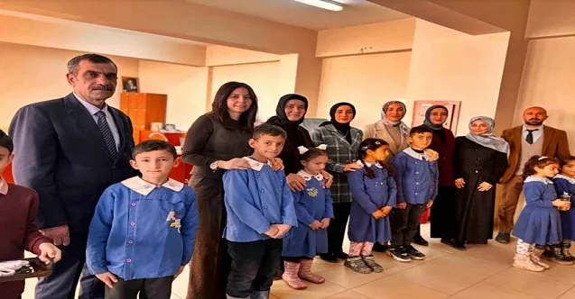 Diyadin’de öğrenciler toprağa dokunarak öğreniyor