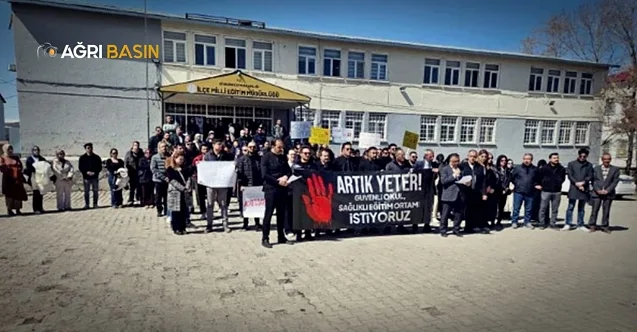 Diyadin’de okullarda şiddete tepki