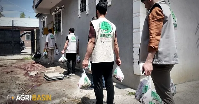 Ağrı’da Kurban Payları Yüzlerce Haneye Ulaştı