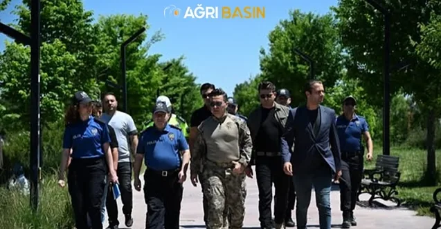 Ağrı Emniyeti Millet Bahçesi’nde Güvenliği Artırdı
