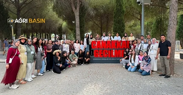 Ağrılı 200 öğrenci tarihin izinde Çanakkale ve Ankara’da