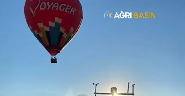 Doğubayazıt’ta Sıcak Hava Balonu İlk Kez Havalandı
